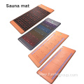 Red light therapy sauna mat with infrared heat